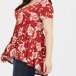 Torrid Super Soft Knit High Low Babydoll 2X